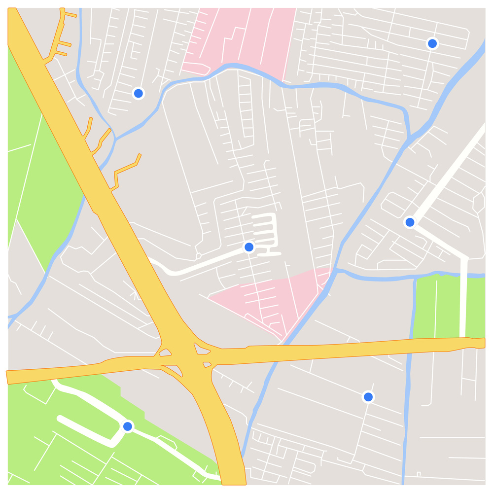 illustration city map